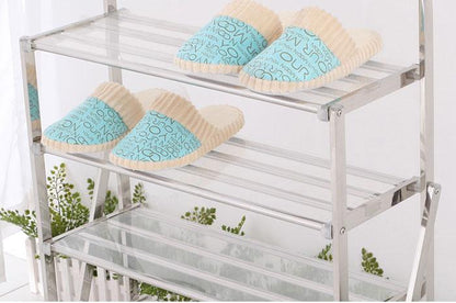 Stainless Steel 5 Layers Folding Shoe Rack - Techmanistan in Pakistan