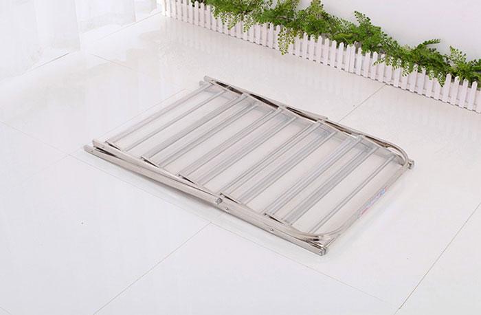 Stainless Steel 5 Layers Folding Shoe Rack - Techmanistan in Pakistan