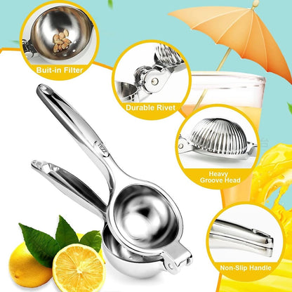Stainless Steel Citrus Press Lemon Squeezer - Techmanistan in Pakistan