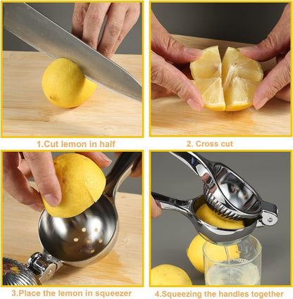 Stainless Steel Citrus Press Lemon Squeezer - Techmanistan in Pakistan