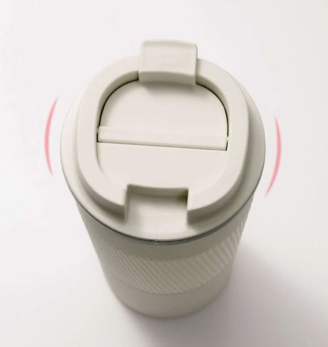 Stainless Steel Coffee Cup With Protective Leather Sleeve - Techmanistan in Pakistan