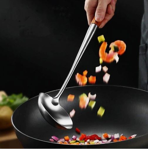 Stainless Steel Cooking Spoon - Techmanistan in Pakistan