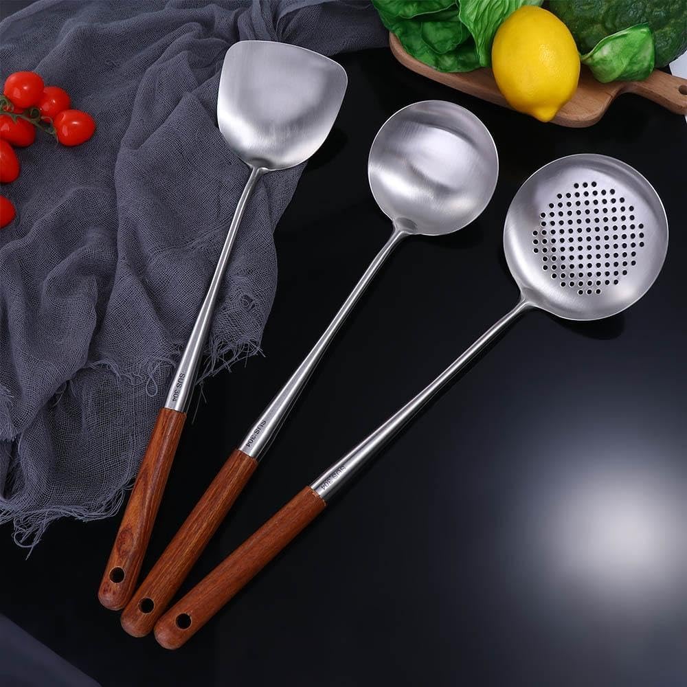 Stainless Steel Cooking Spoon - Techmanistan in Pakistan