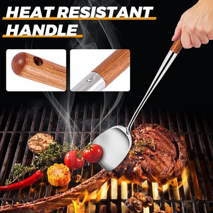 Stainless Steel Cooking Spoon - Techmanistan in Pakistan