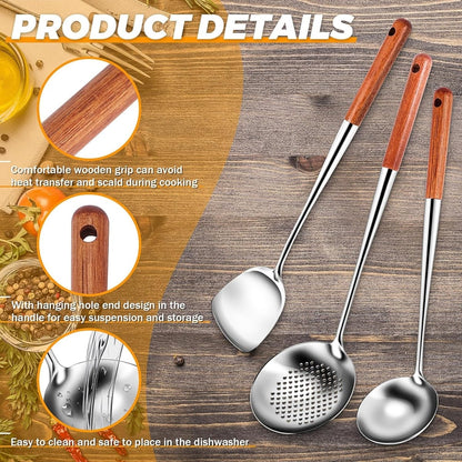 Stainless Steel Cooking Spoon - Techmanistan in Pakistan