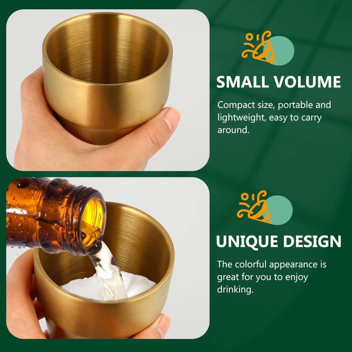 Stainless Steel Drinking Cup, Coffee Tumbler - Techmanistan in Pakistan