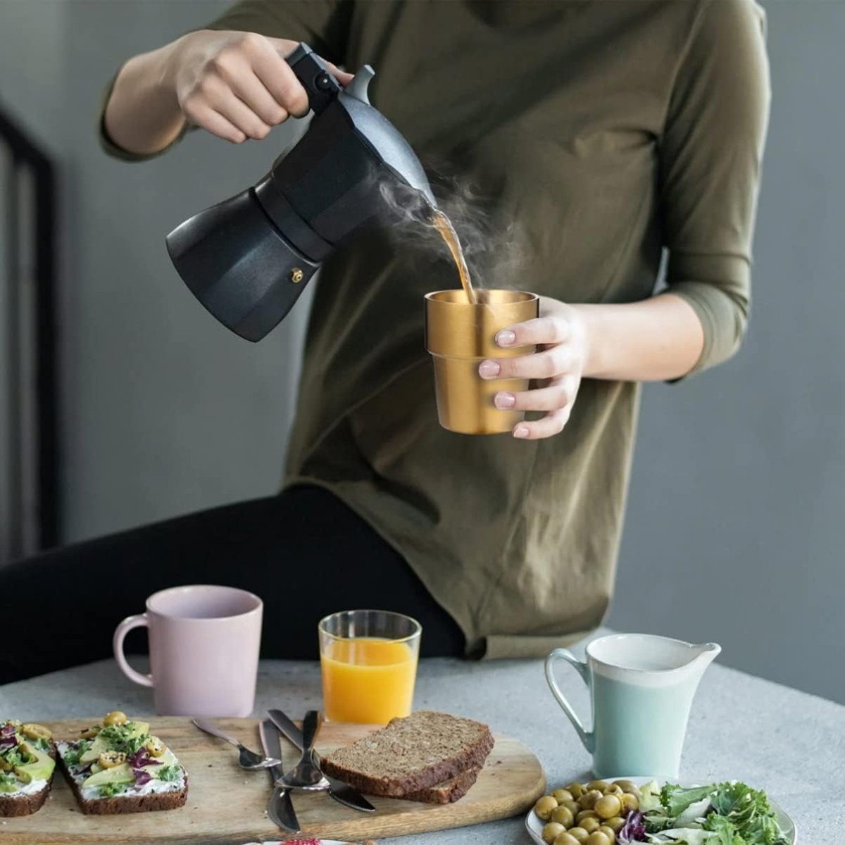 Stainless Steel Drinking Cup, Coffee Tumbler - Techmanistan in Pakistan