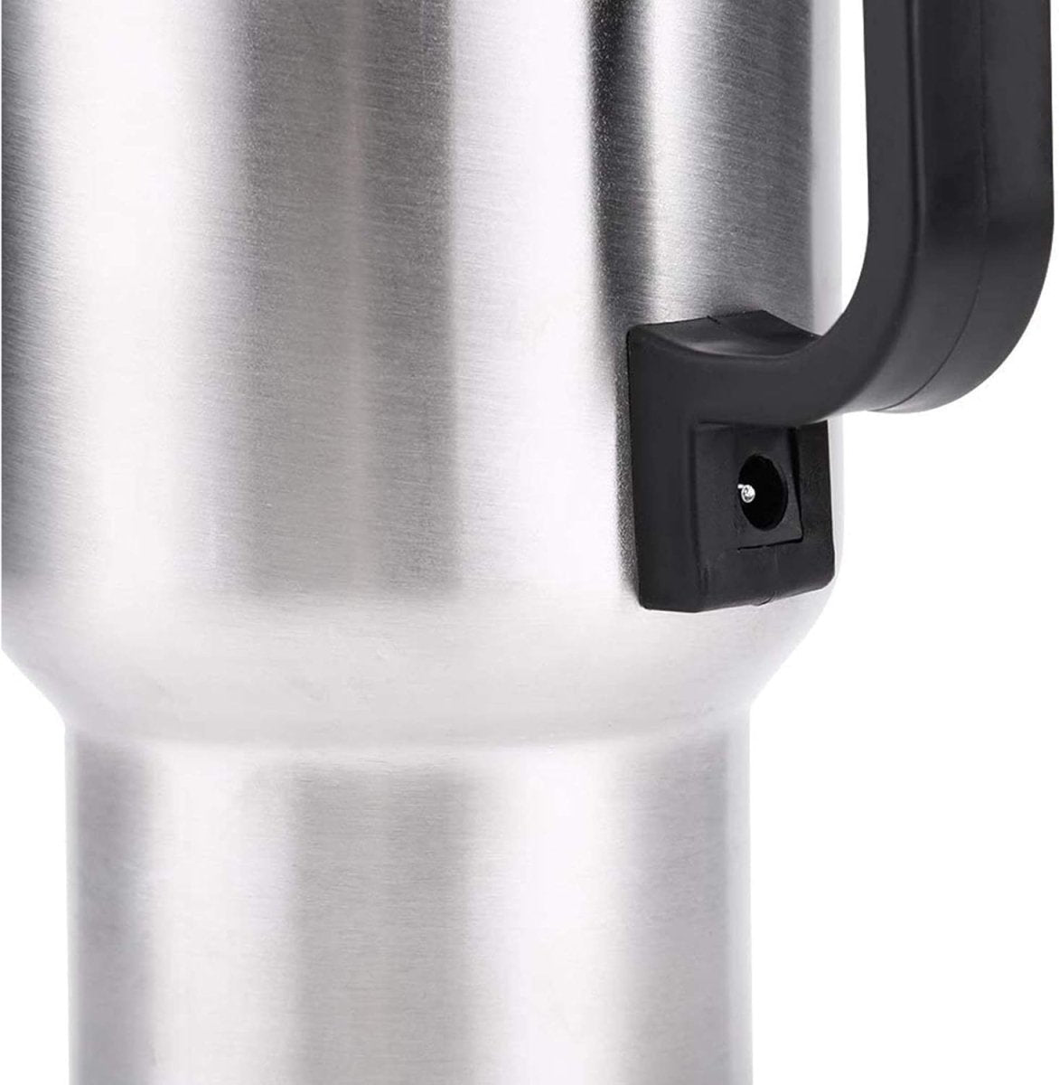 Stainless Steel Electric Coffee Heating Mug with Car Plugin - Techmanistan in Pakistan