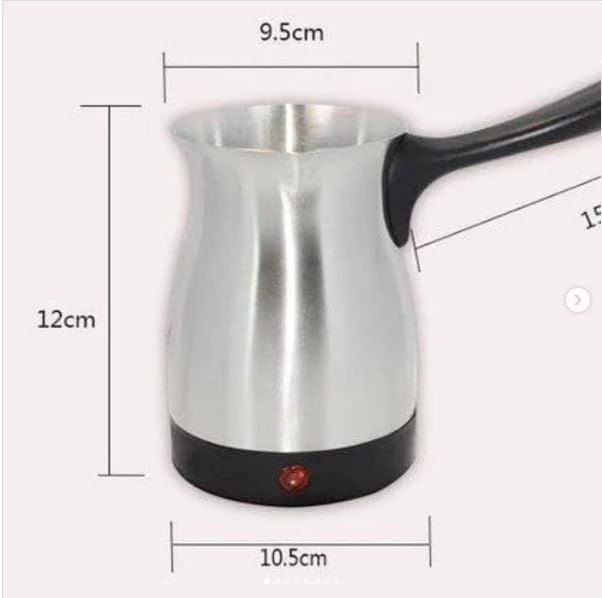 Stainless Steel Electric Coffee Pot - 800ml - Techmanistan in Pakistan