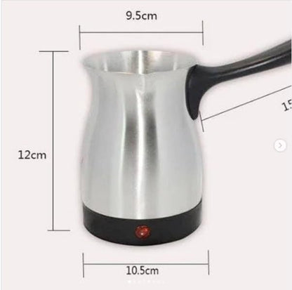 Stainless Steel Electric Coffee Pot - 800ml - Techmanistan in Pakistan