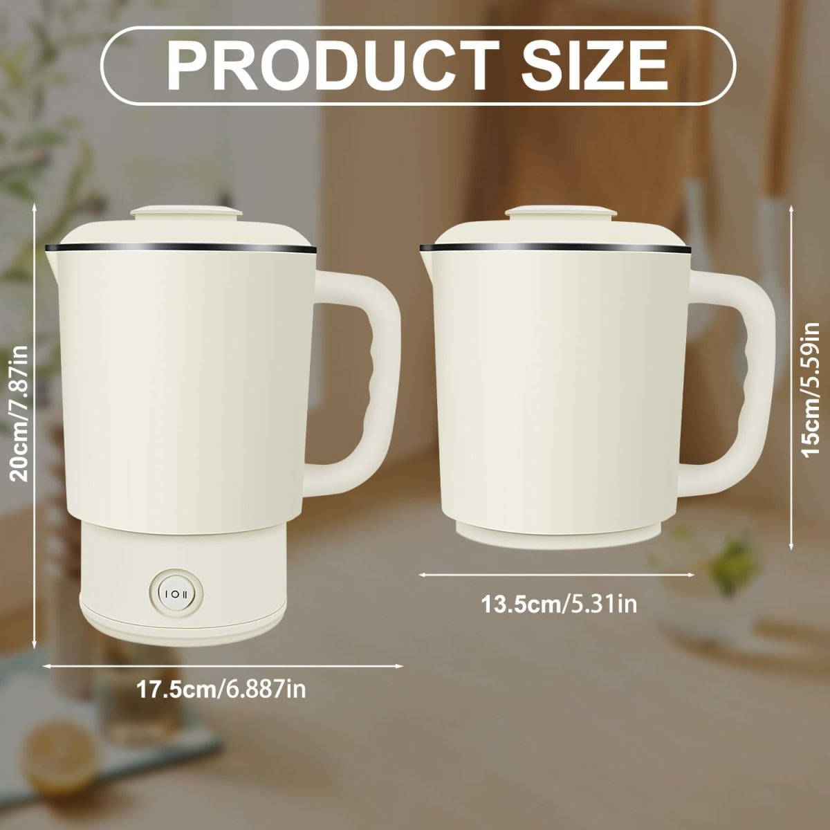 Stainless Steel Electric Kettle 800ml - Techmanistan in Pakistan