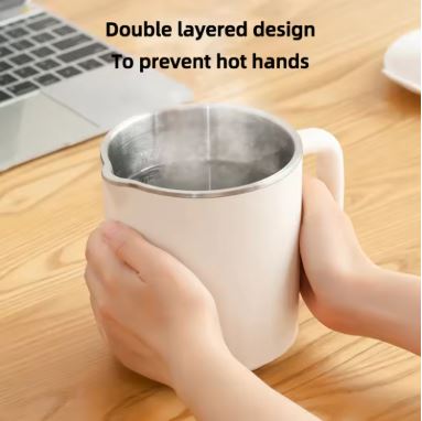 Stainless Steel Electric Kettle 800ml - Techmanistan in Pakistan