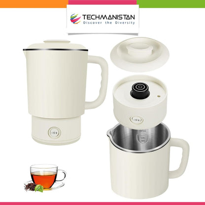 Stainless Steel Electric Kettle 800ml - Techmanistan in Pakistan
