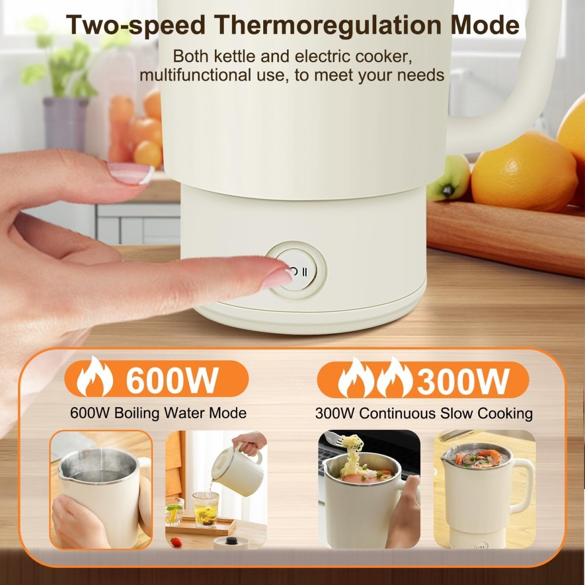 Stainless Steel Electric Kettle 800ml - Techmanistan in Pakistan