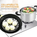 Stainless Steel Folding Collapsible Steamer Basket - Techmanistan in Pakistan