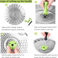 Stainless Steel Folding Collapsible Steamer Basket - Techmanistan in Pakistan