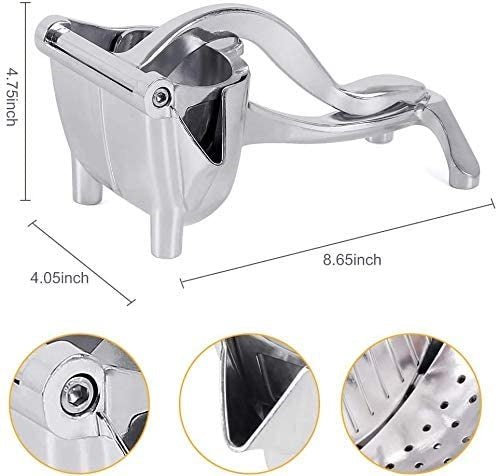 Stainless Steel Fruit Press, Stainless Steel Manual Juicer Fruit Hand Juicer, Heavy Duty Handheld Juice Extractor, Fruit Squeezer, Handheld Juicer, Fryer - Techmanistan in Pakistan