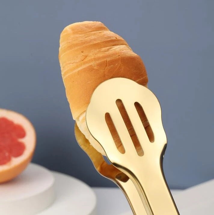 Stainless Steel Frying Oil Straining Salad Tong - Techmanistan in Pakistan