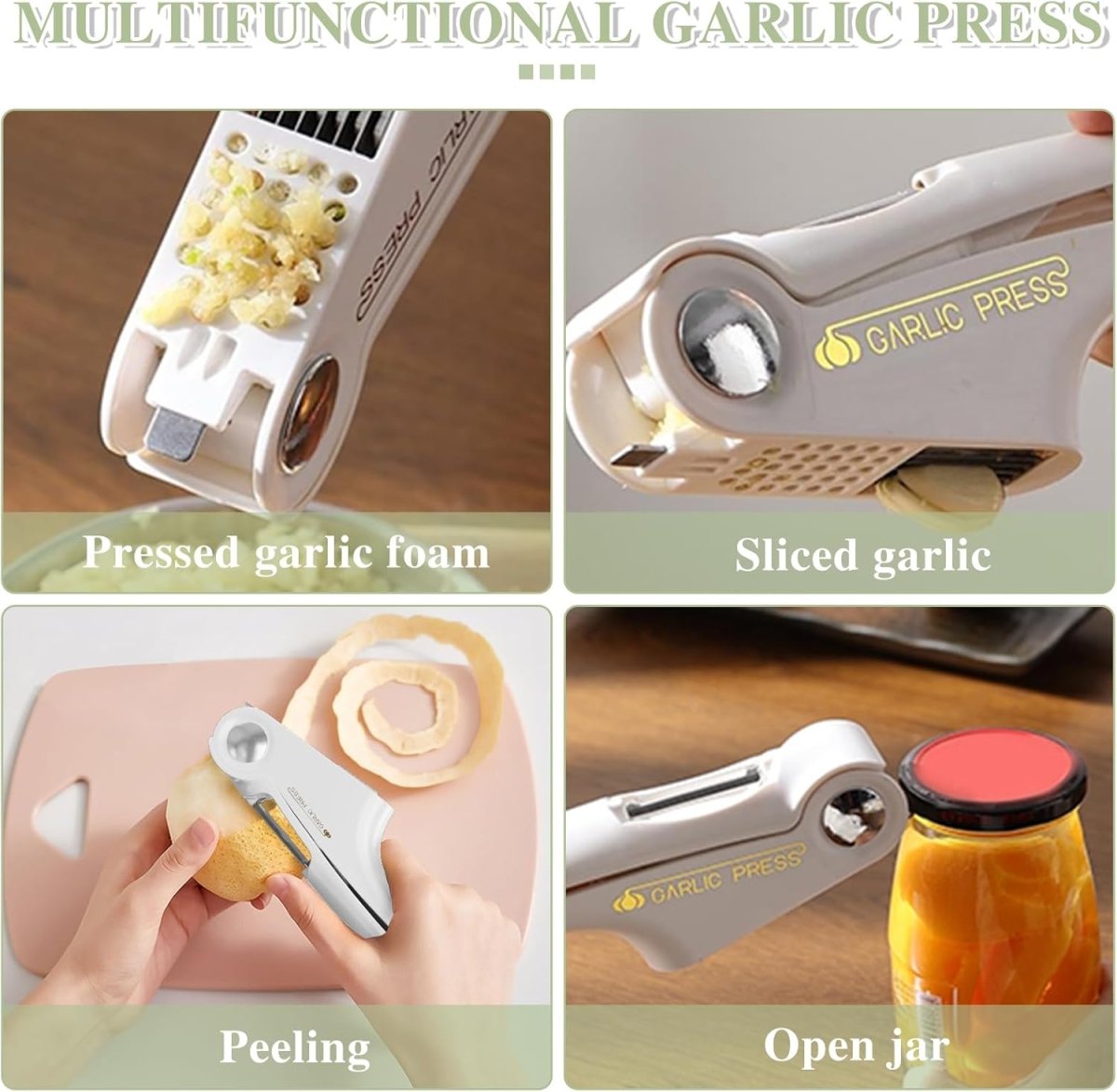 Stainless Steel Ginger & Garlic Hand Press Mincer - Techmanistan in Pakistan