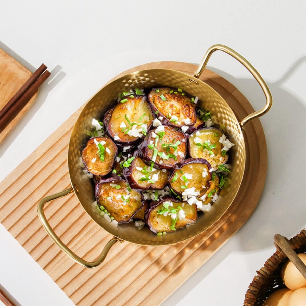 Stainless Steel Hammer Pattern Korean Pot - Techmanistan in Pakistan