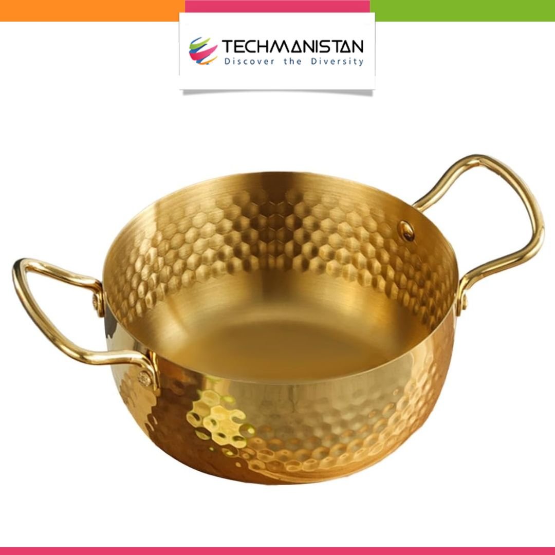 Stainless Steel Hammer Pattern Korean Pot - Techmanistan in Pakistan
