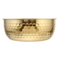 Stainless Steel Hammer Pattern Mixing Bowl - Techmanistan in Pakistan