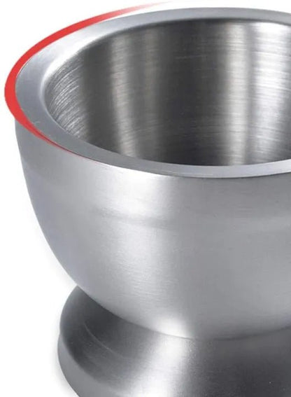 Stainless Steel Herb Spice Grinder Mortar and Pestle Set - Techmanistan in Pakistan