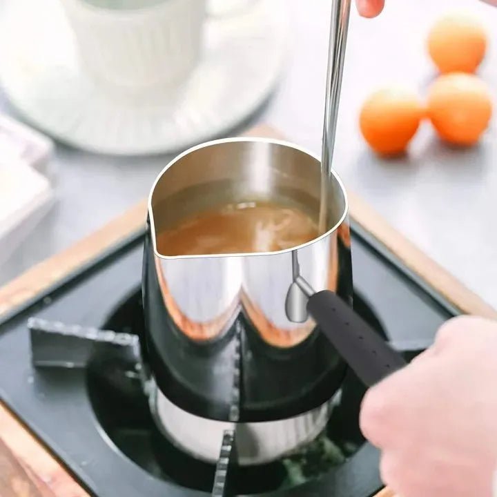 Stainless Steel Milk Foam Pitcher, Frother Pan - Techmanistan in Pakistan