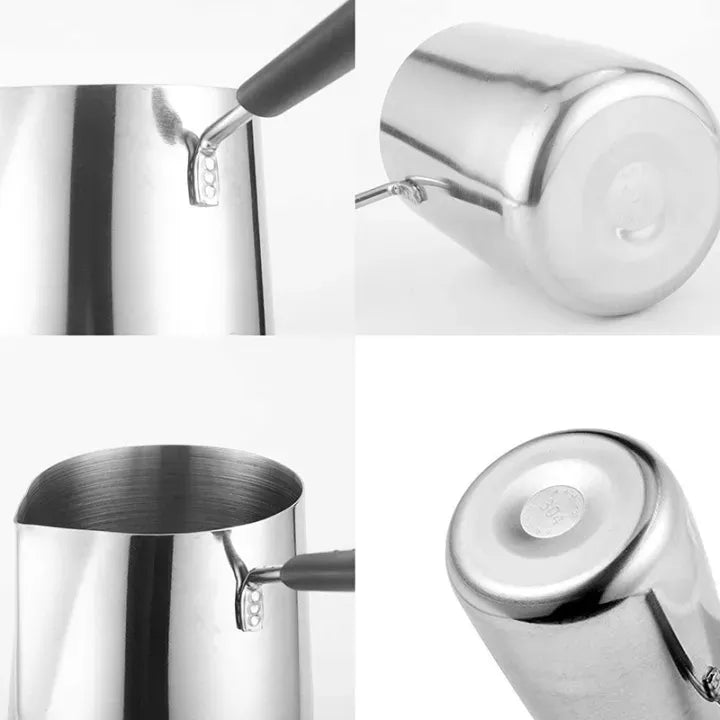 Stainless Steel Milk Foam Pitcher, Frother Pan - Techmanistan in Pakistan