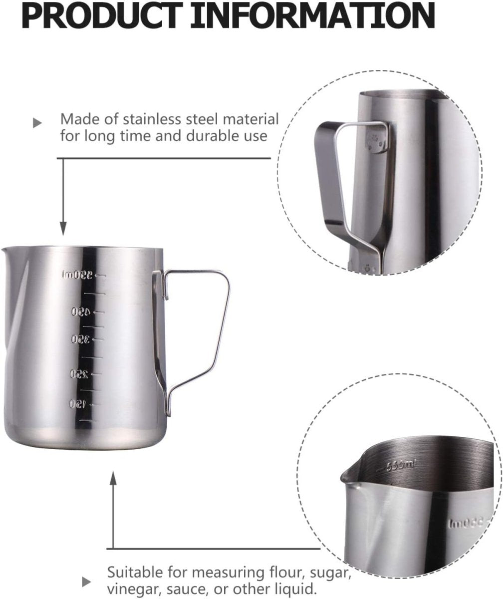 Stainless Steel Milk Fother Pitcher - Techmanistan in Pakistan