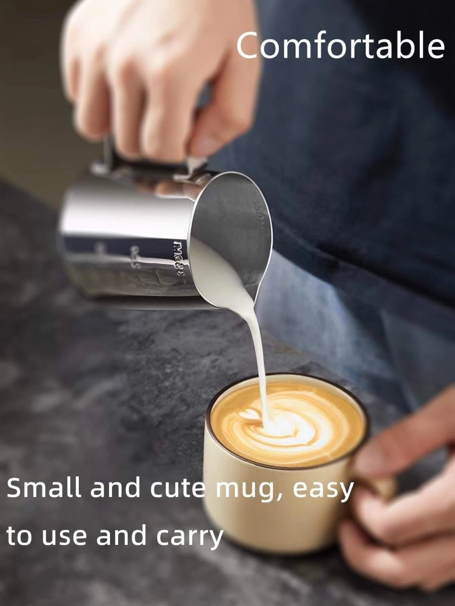 Stainless Steel Milk Fother Pitcher - Techmanistan in Pakistan