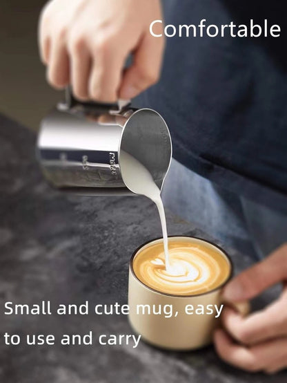 Stainless Steel Milk Fother Pitcher - Techmanistan in Pakistan