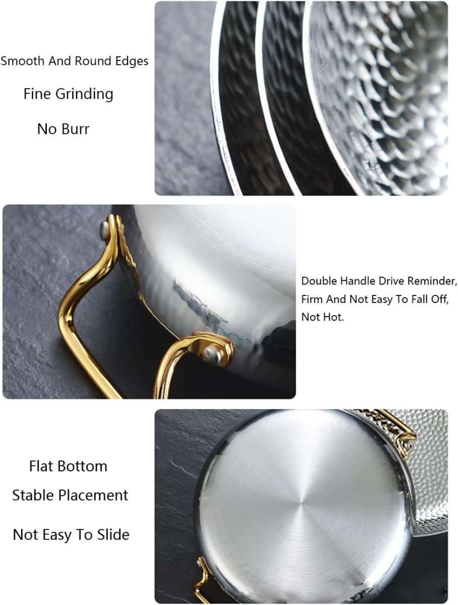 Stainless Steel Nonstick Frying Pan Spanish Paella Pan - Techmanistan in Pakistan