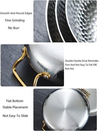 Stainless Steel Nonstick Frying Pan Spanish Paella Pan - Techmanistan in Pakistan