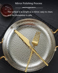 Stainless Steel Nonstick Frying Pan Spanish Paella Pan - Techmanistan in Pakistan