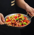 Stainless Steel Nonstick Frying Pan Spanish Paella Pan - Techmanistan in Pakistan