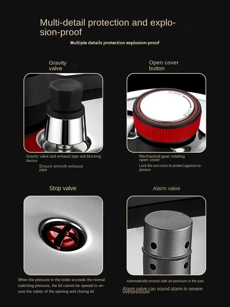 Stainless Steel Pressure Cooker - Techmanistan in Pakistan