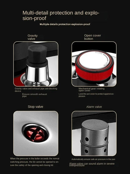 Stainless Steel Pressure Cooker - Techmanistan in Pakistan