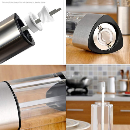 Stainless Steel Salt and Pepper Mill Grinder (1 Piece) - Techmanistan in Pakistan