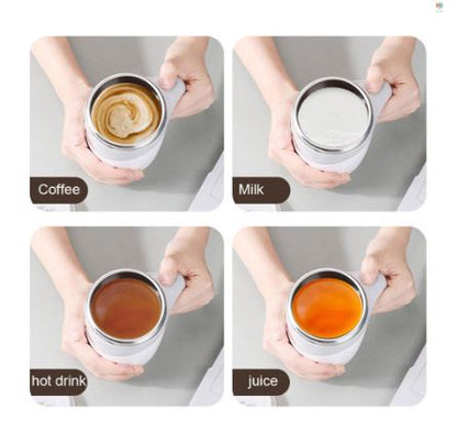 Stainless Steel Self Stirring Mug - Techmanistan in Pakistan