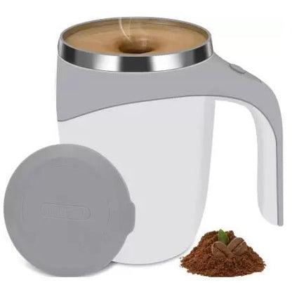 Stainless Steel Self Stirring Mug - Techmanistan in Pakistan