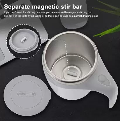Stainless Steel Self Stirring Mug - Techmanistan in Pakistan