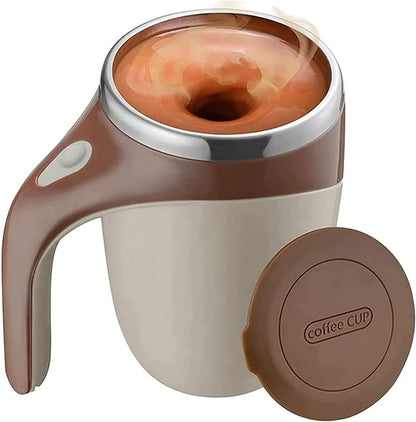Stainless Steel Self Stirring Mug - Techmanistan in Pakistan