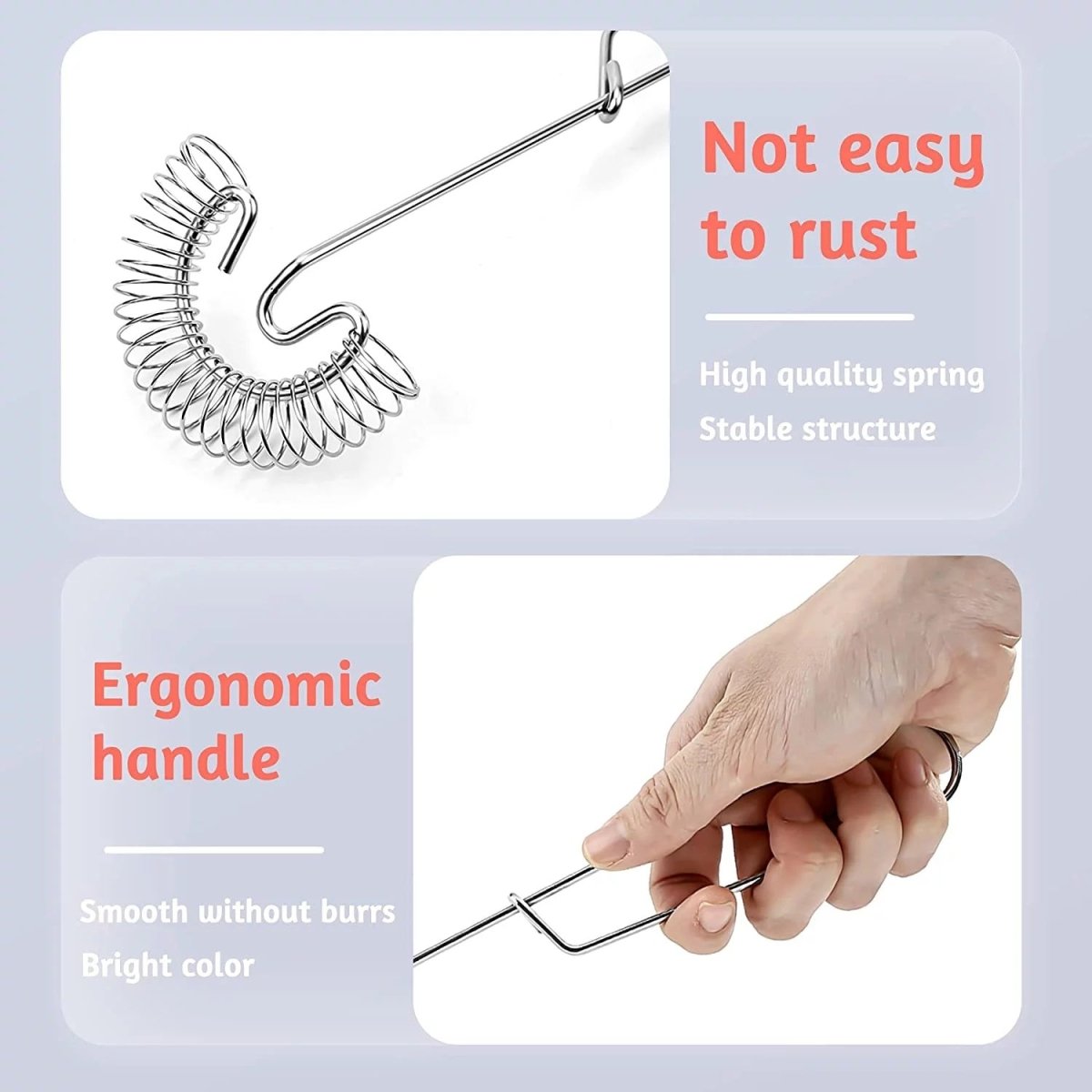 Stainless Steel Spring Whisk - Techmanistan in Pakistan