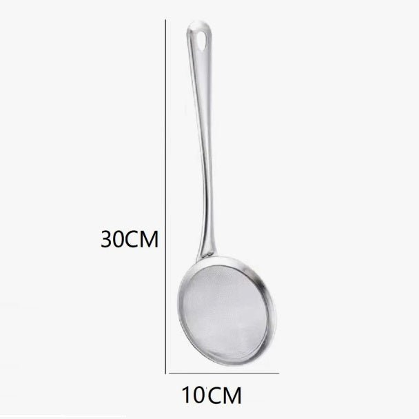 Stainless Steel Strainer Ladle Fried Food Oil Strainer - Techmanistan in Pakistan