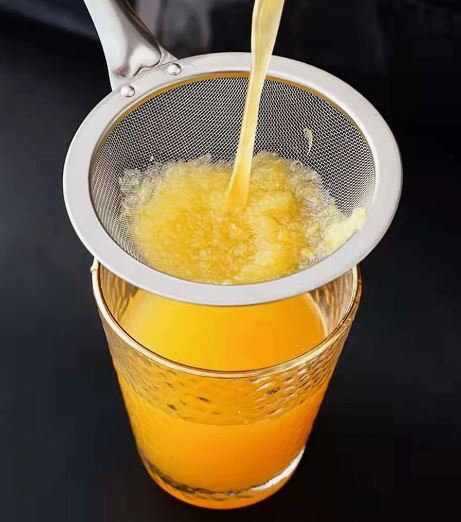 Stainless Steel Strainer Ladle Fried Food Oil Strainer - Techmanistan in Pakistan