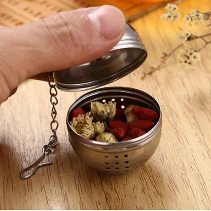 Stainless Steel Tea Infuser With Hanging Chain - Techmanistan