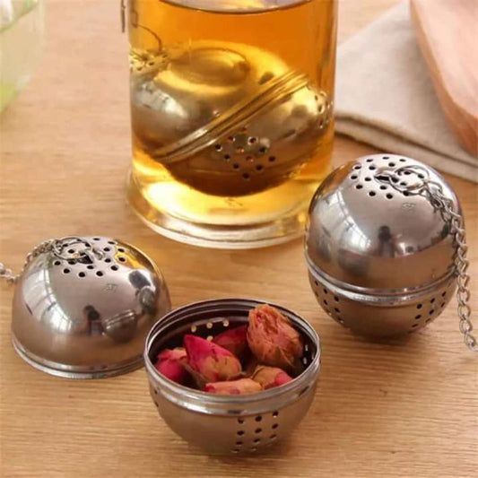 Stainless Steel Tea Infuser With Hanging Chain - Techmanistan