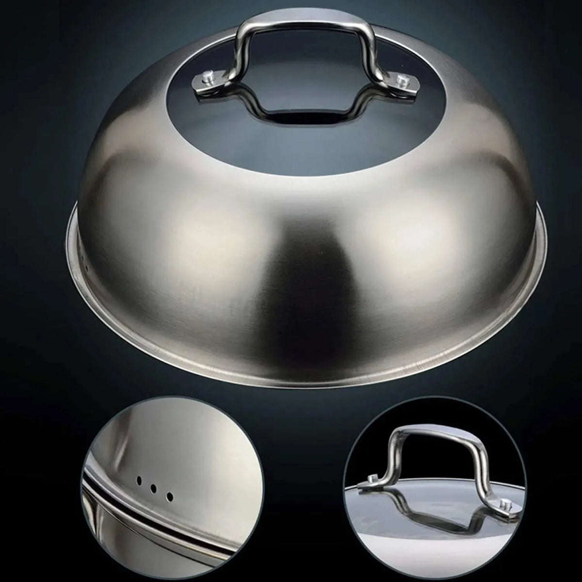 Stainless Steel Three Layers Steamer Pot With Glass Lid - Techmanistan in Pakistan