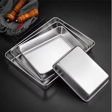Stainless Steel Toaster Oven Baking Pan - Techmanistan in Pakistan
